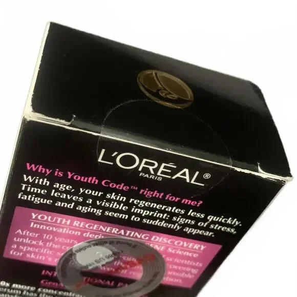 L'Oreal Paris Youth Code Regenerating Skincare Serum Intense Treatment 1oz 30ml